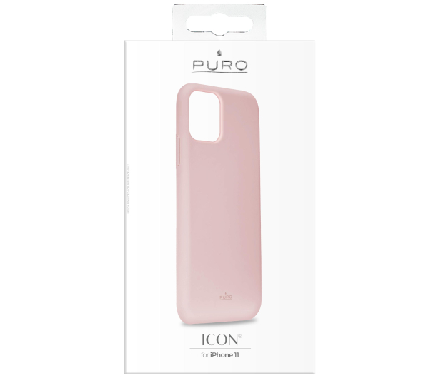 Etui ICON Cover do iPhone 11 różowe - 1383251 - zdjęcie 3